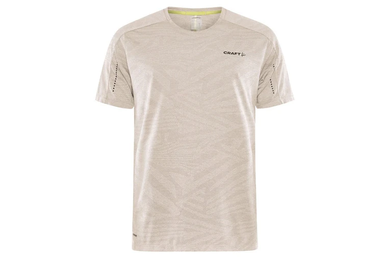 Craft Adv HIT SS Structure T-shirt Ecru Heren