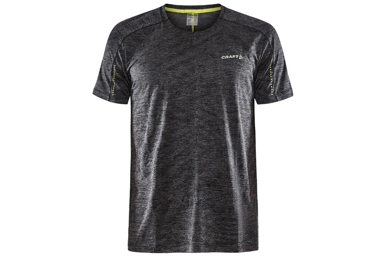 Craft Adv HIT SS Structure T-shirt Granite Heren