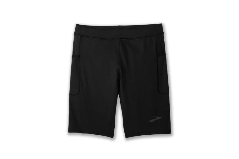 Brooks Source 9" Short Tight Black Heren