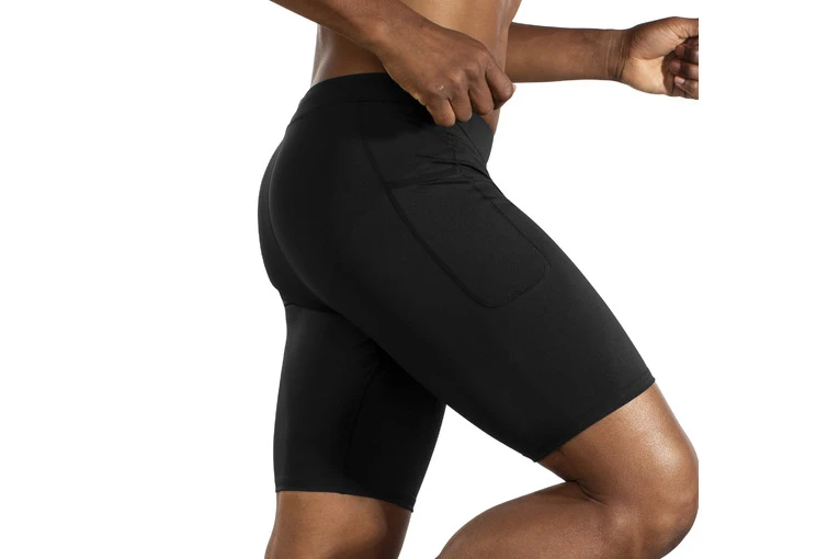 Brooks Source 9" Short Tight Black Heren - Image 6