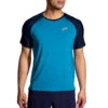 Brooks Atmosphere T-shirt Blauw Heren