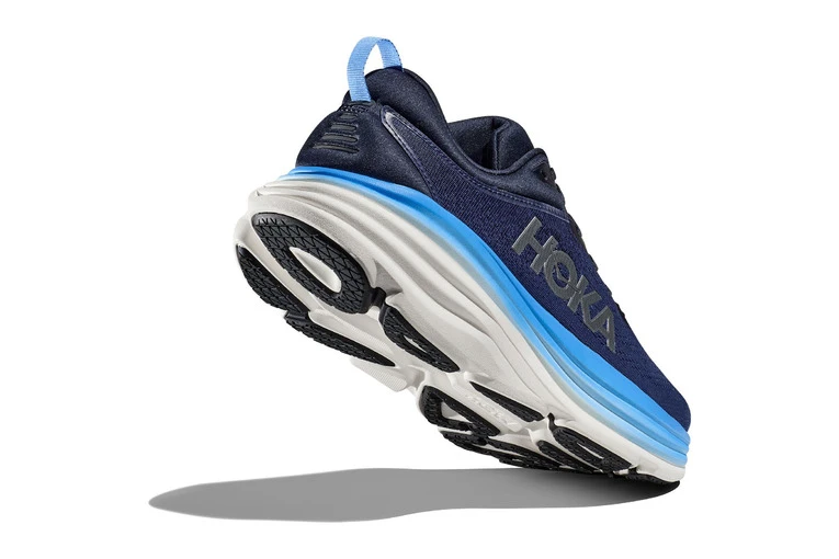 Hoka Bondi 8 Loopschoenen Outer Space / All Aboard Heren - Image 4