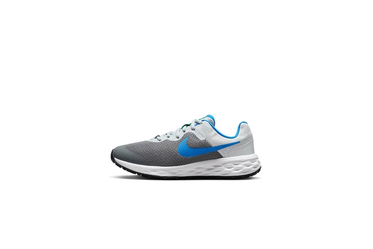 Nike Revolution 6 Loopschoenen Cool Grey/Deep Royal Blue/Pure Platinum/Photo Blue KIDS - Image 2