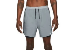 Nike Stride 5in Hardloopshort Smoke Grey Heren
