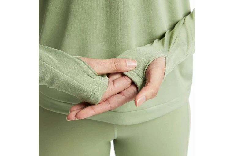 Nike Dri-FIT Swoosh Sweatshirt Oil Green Dames - Image 4