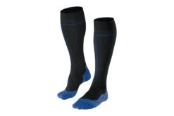 FALKE Energizing Kniekousen Health Zwart/blauw Heren